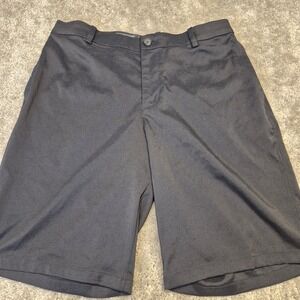 Nike Dri-FIT Golf Shorts Mens 32 Black Standard Fit Performance Stretch
